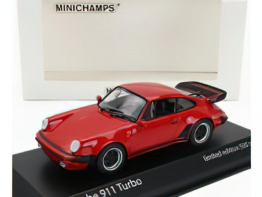 PORSCHE  911 930 TURBO COUPE 1977 - RED/Minichamps 1/43ミニカー