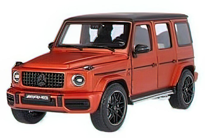 【予約】Mercedes-Benzメルセデスベンツ ディーラー特注 G63 AMG (W463) 2020 copper orange /Minichampsミニチャンプス 1/18 ミニカー