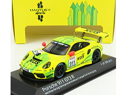 PORSCHE - 911 991-2 GT3 R TEAM MANTHEY RACING N 911 VLN 24h NURBURGRING 2020 M.CAMPBELL - L.KERN - M.JAMINET - J.ANLAUER - YELLOW GREEN /Minichamps 1/43 ミニカー