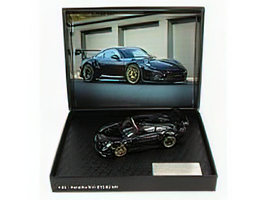 PORSCHE - 911 991-2 GT3 RS MR TEAM MANTHEY RACING 2018 - GOLDEN RIMS - BLACK /Minichamps 1/43 ミニカー