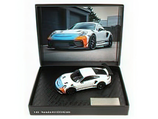 PORSCHE - 911 991-2 GT3 RS MR TEAM MANTHEY RACING 2020 - WHITE LIGHT BLUE /Minichamps 1/43 ミニカー