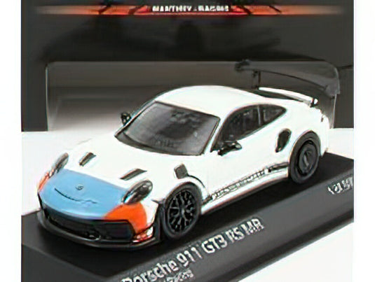 PORSCHE - 911 991-2 GT3 RS MR TEAM MANTHEY RACING 2020 - WHITE LIGHT BLUE /Minichamps 1/43 ミニカー