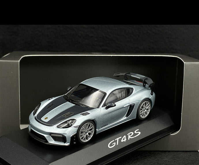 Porscheポルシェディーラー 718 Cayman GT4 RS 2022 Azzurro Thetys Metallic/Minichamps 1/43 ミニカー