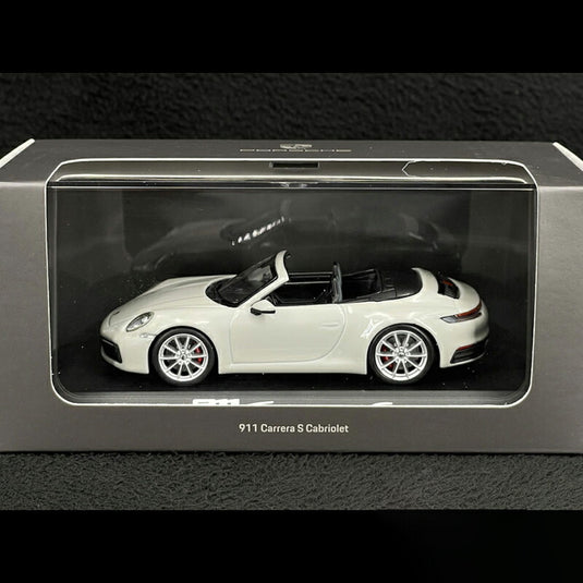 Porscheポルシェ 911 Carrera S Cabriolet Type 992 2019 Chalk Grey 1/43 Minichampsミニチャンプス WAP0200310PCSC 特注 ミニカー