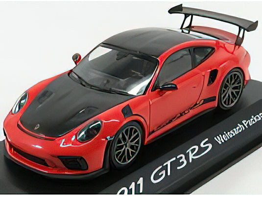 PORSCHE - 911 991-2 GT3 RS COUPE WEISSACH PACKAGE 2017 - LAVA ORANGE BLACK /Minichamps 1/43 ミニカー
