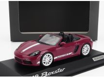 Porscheポルシェ 718 (982) BOXSTER SPIDER 2020 - STAR RUBY /Minichamps 1/43 ミニカー