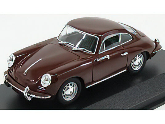 PORSCHE - 356C COUPE 1963 - BROWN /Minichamps 1/43 ミニカー
