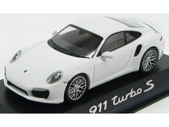 PORSCHE - 911 991 COUPE TURBO S 2014 - WHITE /Minichampsミニチャンプス 1/43ミニカー
