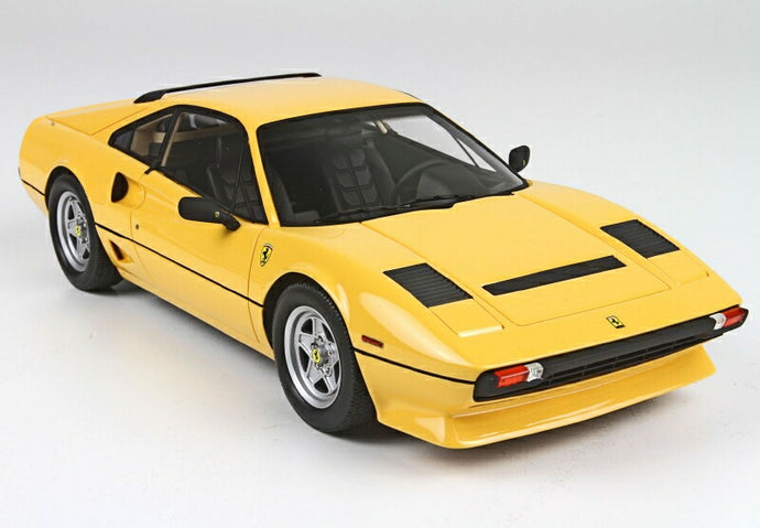 FERRARIフェラーリ 208 GTB TURBO 1982 | GIALLO MODENA - YELLOW /BBR 1/18 ミニカー