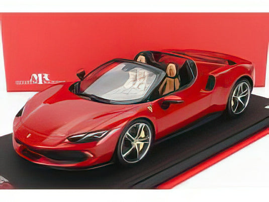 FERRARIフェラーリ 296 GTS SPIDER OPEN ROOF 2022  NEW ROSSO CORSA - RED /MRコレクション 1/18 ミニカー