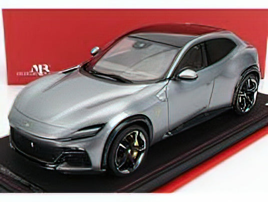 FERRARIフェラーリ PUROSANGUE SUV 2022 - CON VETRINA - WITH SHOWCASE - GRIGIO TITANIO - GREY MET /MRコレクション 1/18 ミニカー
