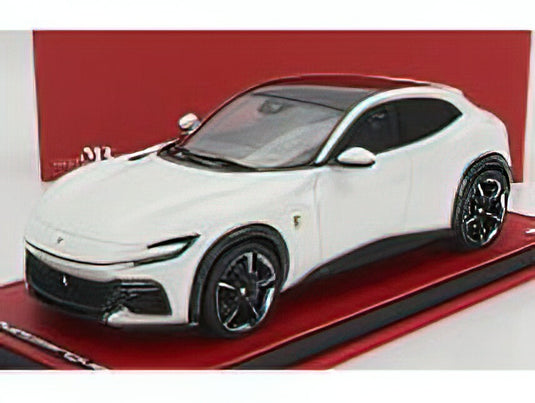 FERRARIフェラーリ PUROSANGUE SUV 2022 BIANCO ITALIA - WHITE MET /MRコレクション 1/18ミニカー