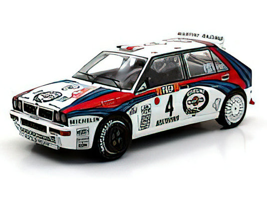 【予約】LANCIA - DELTA HF INTEGRALE EVOLUZIONE MARTINI N 4 WINNER RALLY MONTECARLO 1992 D.AURIOL - B.OCCELLI - WHITE /TOPMARQUES 1/43ミニカー