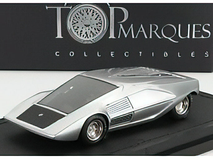 LANCIA - STRATOS ZERO CONCEPT 1970 - SILVER /TOPMARQUES 1/43ミニカー