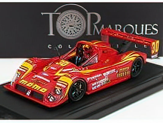 FERRARIフェラーリ - F333 SP/98 F310E 4.0L V12 TEAM MOMO DORAN MORETTI RACING N 30 24h DAYTONA 1998 G.MORETTI - M.BALDI - A.LUYENDYK - D.THEYS - RED YELLOW /TOPMARQUES COLLECTION 1/43 ミニカー