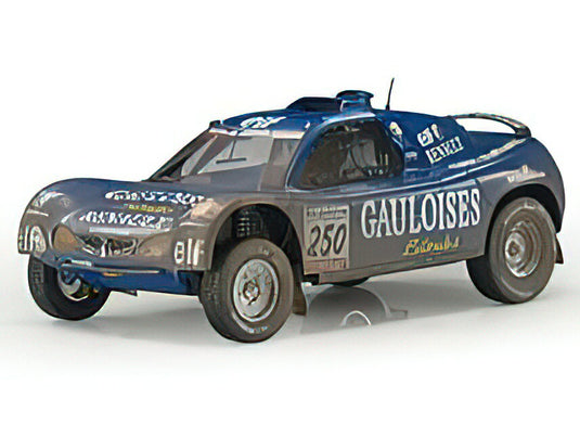 【予約】2023年発売予定RENAULT - BUGGY N 250 WINNER RALLY PARIS DAKAR (AFTER RACE VERSION) 1999 J.L.SCHLESSER - P.MONNET - BLUE /TOPMARQUES 1/18 ミニカー