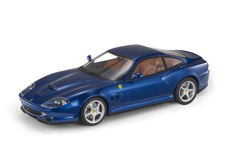ギャラリービューアに画像をロードする, 【予約】12月以降発売予定Ferrari 550 Maranello blue /TOPMARQUES 1/18 ミニカー
