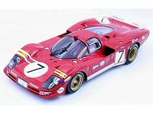 【予約】12月以降発売予定FERRARIフェラーリ 512S TEAM SEFAC SPA FERRARI N 7 24h LE MANS 1970 DEREK BELL - RONNIE PETERSON - RED /TOPMARQUES  1/18 ミニカー