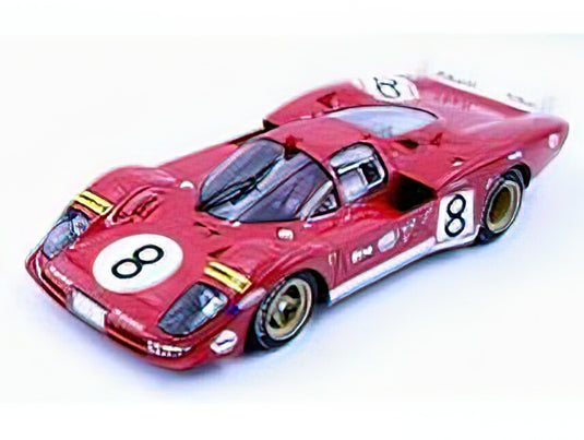 【予約】12月以降発売予定FERRARIフェラーリ 512S TEAM SEFAC SPA FERRARI N 8 24h LE MANS 1970 ARTURO MERZIARIO - CLAY REGAZZONI - RED /TOPMARQUES  1/18 ミニカー