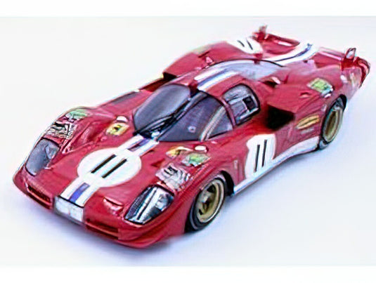【予約】12月以降発売予定FERRARIフェラーリ 512S TEAM NORTH AMERICAN RACING N.A.R.T. N 11 4th 24h LE MANS 1970 SAM POSEY - RONNIE BUCKNUM - RED /TOPMARQUES  1/18 ミニカー