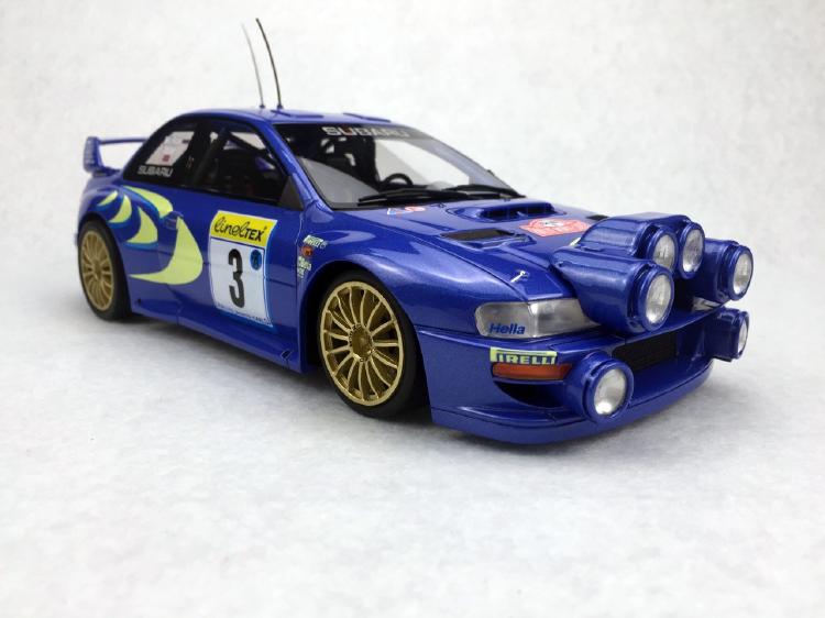 ギャラリービューアに画像をロードする, 【予約】7月以降発売予定Subaru Imprezaスバルインプレッサ S4 WRC MC Rally 1998 /Top Marques 1/18 レジンミニカー
