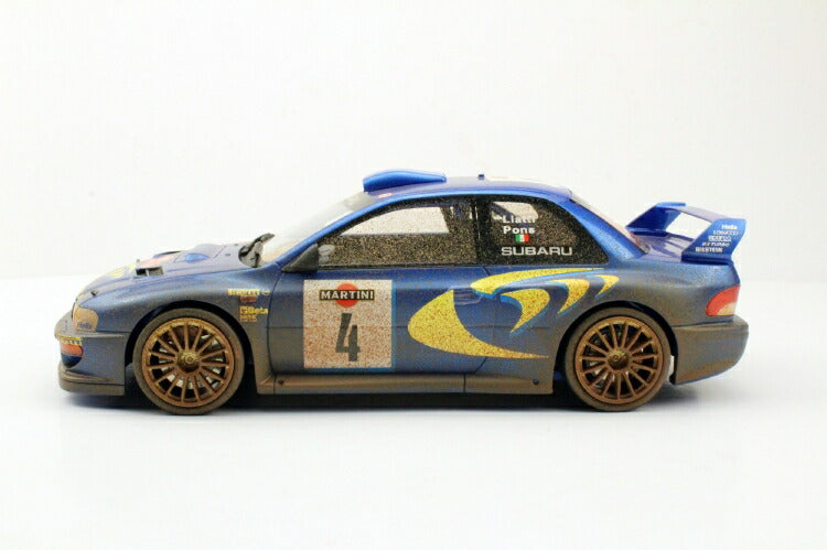 ギャラリービューアに画像をロードする, 【予約】7月以降発売予定Subaru Imprezaスバルインプレッサ S4 WRC 2nd Place San Remo 1998 Dirty /Top Marques 1/18 ミニカー

