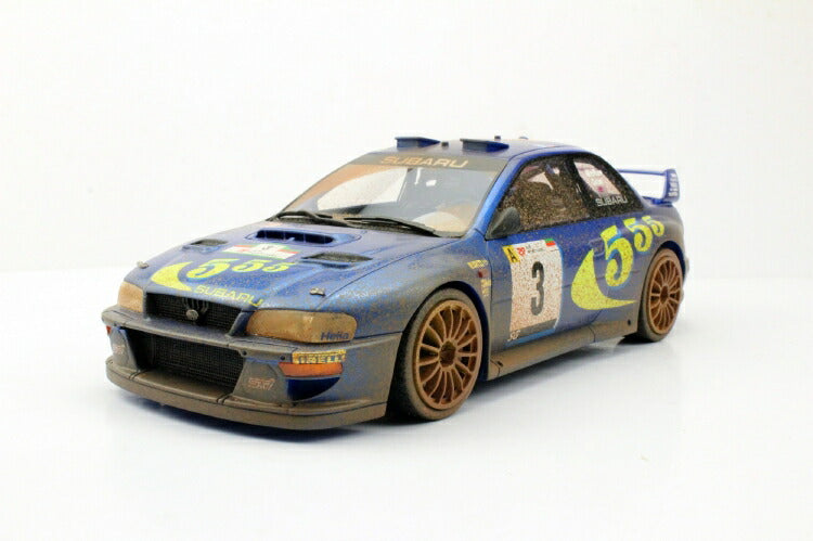 ギャラリービューアに画像をロードする, 【予約】7月以降発売予定Subaru Imprezaスバルインプレッサ S4 WRC Portugal Winner 1998 Dirty /Top Marques 1/18 ミニカー
