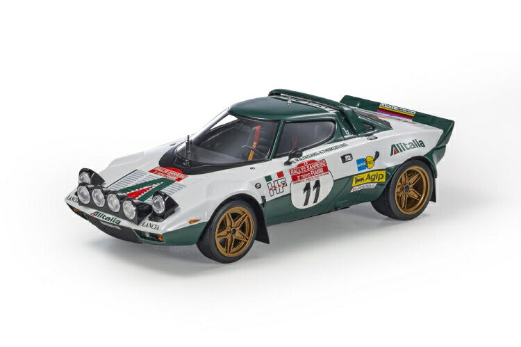 【予約】12月以降発売予定LANCIA - STRATOS HF ALITALIA N 11 WINNER RALLY SANREMO 1975 B.WALDEGAARD - H.THORSZELIUS  /TOPMARQUES 1/18  ミニカー