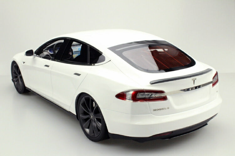 【予約】11月以降発売予定Model S 2012 ホワイト  /TOPMARQUES 1/12  レジンミニカー