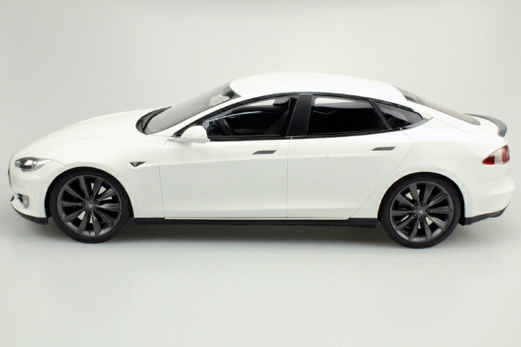 【予約】11月以降発売予定Model S 2012 ホワイト  /TOPMARQUES 1/12  レジンミニカー
