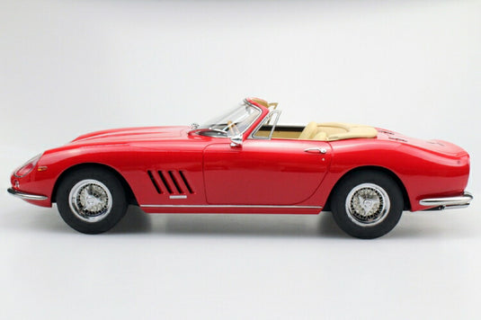 【予約】2019年3月以降発売予定275 GTB/4 NART Spyder 1967 Red / tan interior /Top Marques 1/12  レジンミニカー