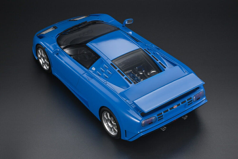 ギャラリービューアに画像をロードする, BUGATI - EB110 SS 1994 - BLUE /TOPMARQUES COLLECTION 1/12 ミニカー
