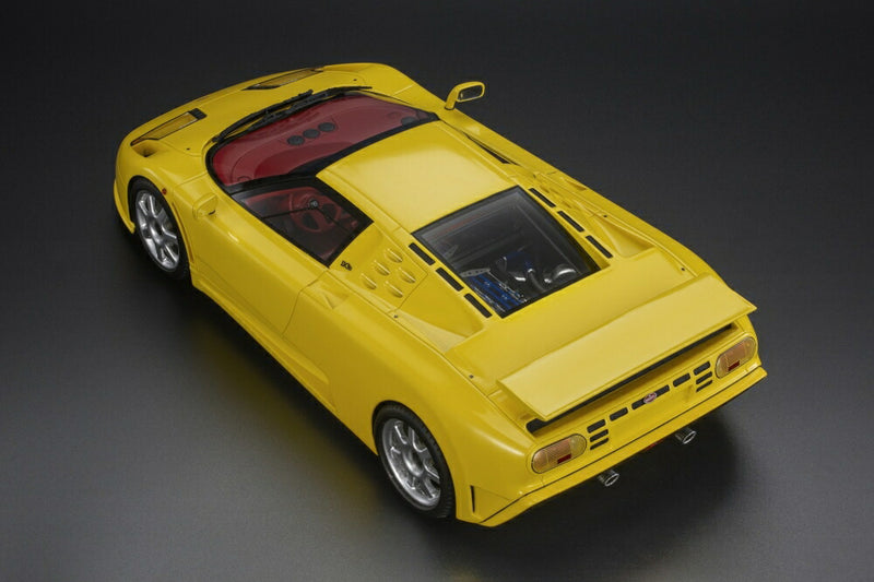 ギャラリービューアに画像をロードする, BUGATI - EB110 SS 1994 - YELLOW /TOPMARQUES COLLECTION 1/12 ミニカー
