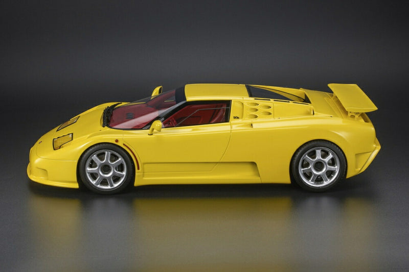ギャラリービューアに画像をロードする, BUGATI - EB110 SS 1994 - YELLOW /TOPMARQUES COLLECTION 1/12 ミニカー
