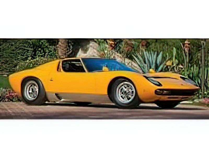 【予約】12月以降発売予定LAMBORGHINIランボルギーニ MIURA SV 1971 - MIURA YELLOW /TOPMARQUES  1/12 ミニカー