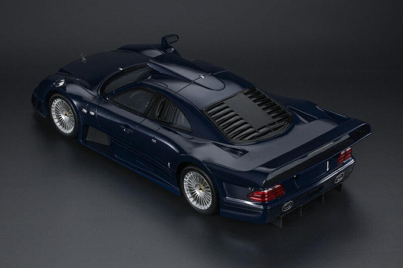 【予約】12月以降発売予定MERCEDES BENZ - CLK-GTR AMG COUPE 1998 - BLUE /TOPMARQUES  COLLECTION 1/12 ミニカー
