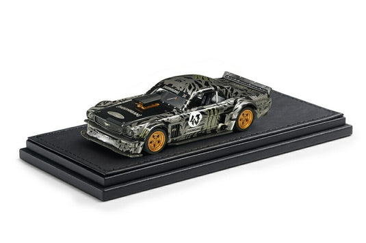 FORD USA - MUSTANG 1965 HOONIGAN N 43 COUPE 2017 KEN BLOCK - GREY BLACK /TOPMARQUES COLLECTION 1/43 ミニカー