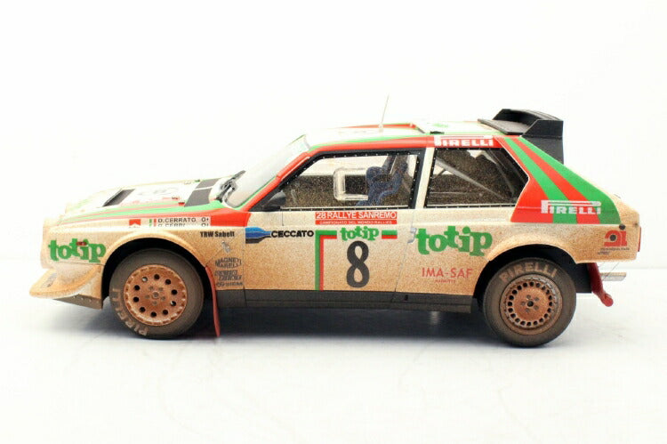 ギャラリービューアに画像をロードする, 【予約】5月以降発売予定LANCIA  DELTA S4 TOTIP N 8 2nd RALLY SANREMO 1986 CERRATO - CERRI - DIRTY VERSION /Top Marques 1/12 ミニカー
