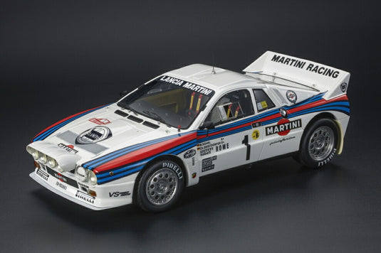 【予約】12月以降発売予定LANCIA - 037 MARTINI RACING N 1 WINNER RALLY MONTECARLO 1983 WALTER ROHRL - CHRISTIAN GEISTDORFER - WHITE  /TOPMARQUES COLLECTION 1/12 ミニカー