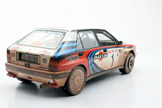 【予約】11月以降発売予定LANCIA DELTA HF INTEGRALE MARTINI 16V DIRTY VERSION N 1 RALLY MONTECARLO 1990 M.BIASION  T.SIVIERO  /Top Marques 1/12 ミニカー