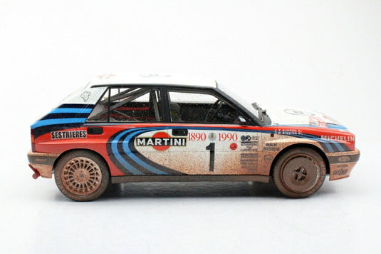 【予約】11月以降発売予定LANCIA DELTA HF INTEGRALE MARTINI 16V DIRTY VERSION N 1 RALLY MONTECARLO 1990 M.BIASION  T.SIVIERO  /Top Marques 1/12 ミニカー