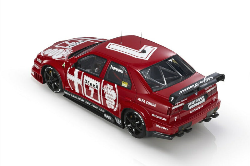 ギャラリービューアに画像をロードする, 【予約】12月以降発売予定ALFA ROMEO - 155 V6 TI N 7 DTM SEASON 1993 ALESSANDRO NANNINI - RED WHITE  /TOPMARQUES COLLECTION 1/12 ミニカー
