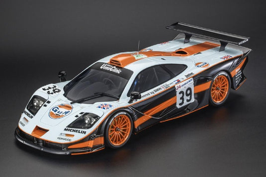 【予約】2024年3月以降発売予定McLAREN - F 1 GTR 6.0L V12 TEAM GULF DAVIDOFF GTC RACING N 39 24h LE MANS 1997 R.BELLM - A.G.SCOTT - M.SEKIYA - LIGHT BLUE RED /TOPMARQUES COLLECTION 1/12ミニカー