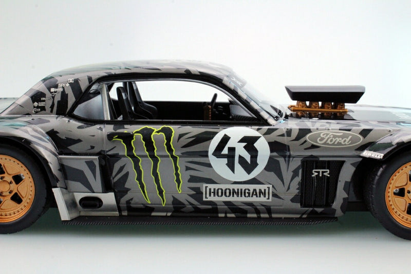 ギャラリービューアに画像をロードする, 【予約】12月以降発売予定FORD USA - MUSTANG HOONIGAN N 43 COUPE 1965 KEN BLOCK - GREY BLACK  /TOPMARQUES COLLECTION 1/18 ミニカー
