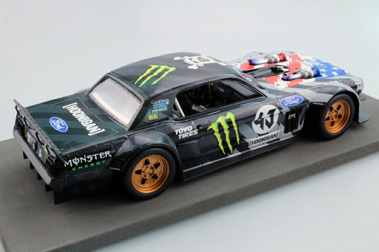 【予約】12月以降発売予定FORD USA - MUSTANG HOONIGAN V2 N 43 PIKES PEAK 1965 KEN BLOCK - WHITE GREY BLACK  /TOPMARQUES COLLECTION 1/18 ミニカー