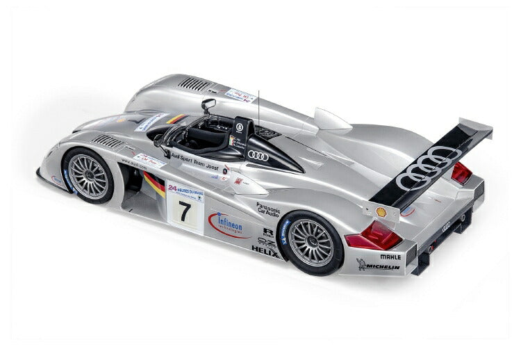 ギャラリービューアに画像をロードする, 【予約】2021年1月以降発売予定Audi R8 Le Mans 2000 3.6L TURBO V8 TEAM AUDI SPORT JOEST N 7 3rd 24h LE MANS 2000 M.ALBORETO - R.CAPELLO - C.ABT - SILVER BLACK  /TOPMARQUES 1/18  ミニカー
