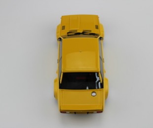 Fiat 131 Abarth 1977 plain yellow /TOPMARQUES 1/18  ミニカー
