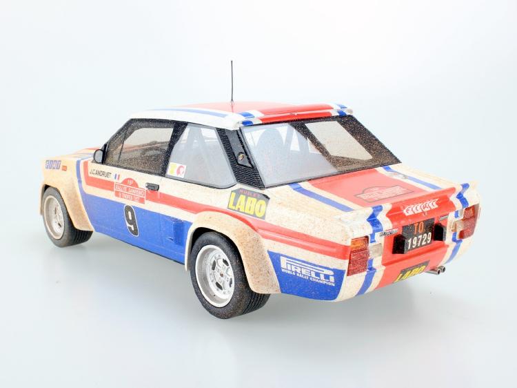 Fiat 131 Abarth 1977 San Remo Winner dirty /TOPMARQUES 1/18  ミニカー