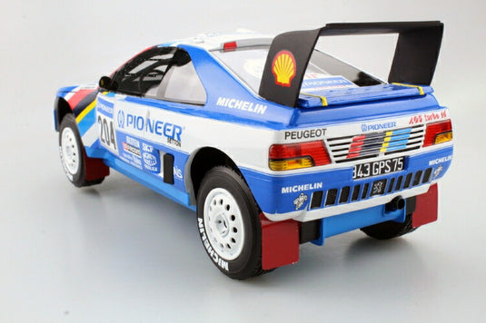 【予約】9月以降発売予定Peugeotプジョー 405 GT T-16 Paris Dakar Winner 1989 /TOPMARQUES 1/18  レジンミニカー