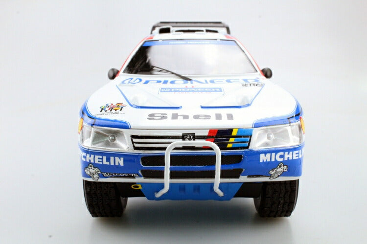 ギャラリービューアに画像をロードする, 【予約】9月以降発売予定Peugeotプジョー 405 GT T-16 Paris Dakar Winner 1989 /TOPMARQUES 1/18  レジンミニカー
